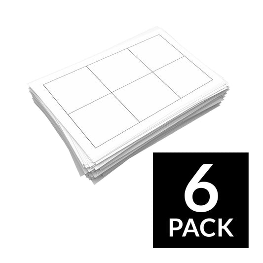 Ecommerce Case Labels (6 stickers, 100 Sheets)